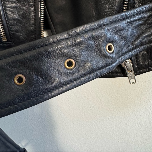 Quince Black Genuine Leather Moto Jacket
Size Medium - Picture 5 of 12